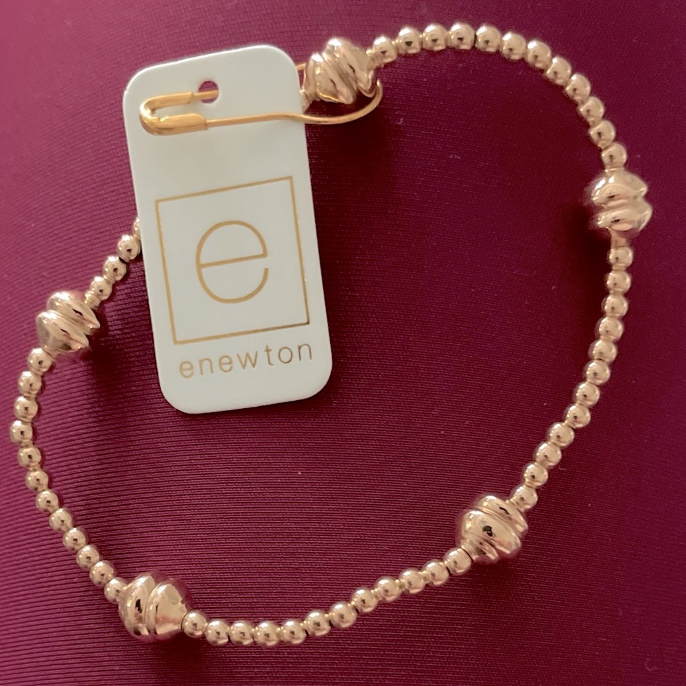 enewton Admire Gold 2.5mm Bead Bracelet NWT